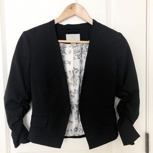 H&M Black open blazer size 4 (small)
